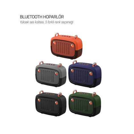 BTS-41 Bluetooth Hoparlör - Siyah