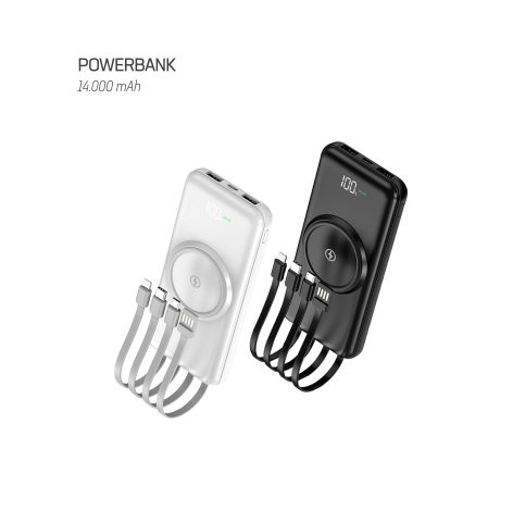 PB-16 / 14.000 mAh Powerbank - Siyah