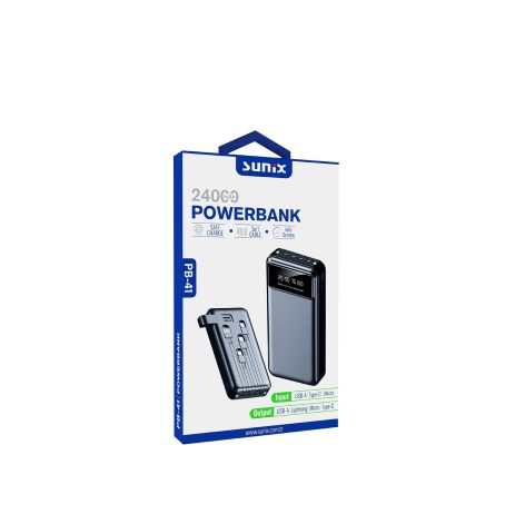 PB-41 / 24.000 mAh Powerbank - Siyah - Görsel 8