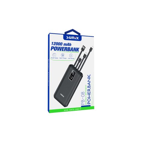 PB-08 / 12.000 mAh Powerbank - Beyaz - Görsel 2